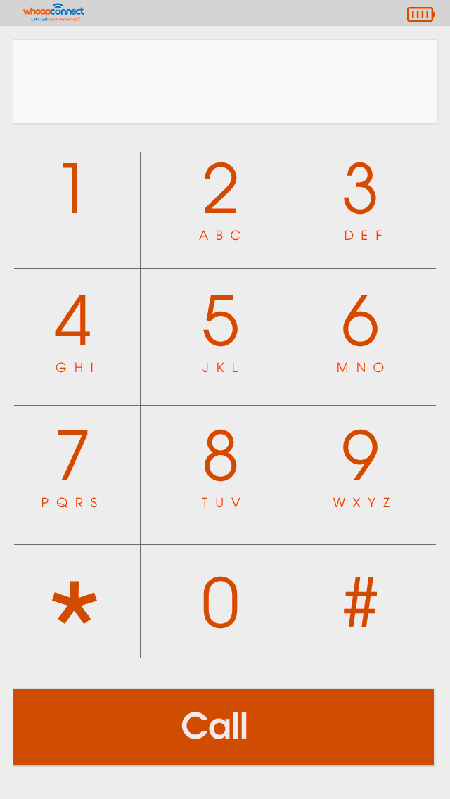 Animated image of phone screen dialing *06#